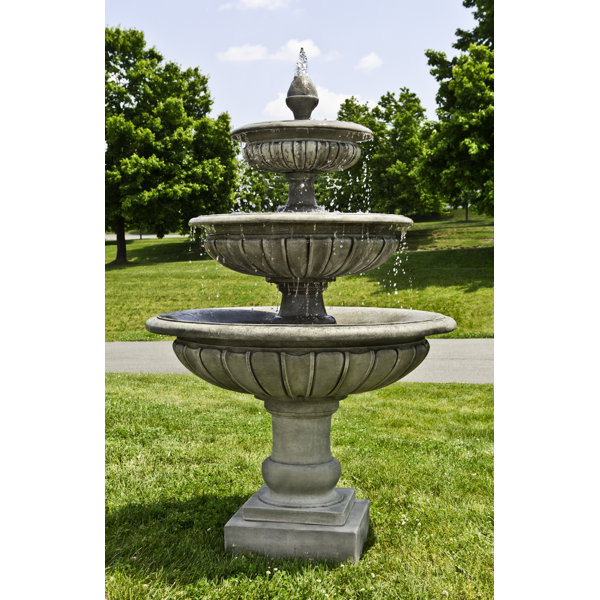Campania International, Inc Concrete Longvue 3 Tier Fountain Wayfair.ca